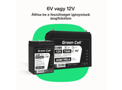 Green Cell ® Gel Batterie AGM 12V 18Ah
