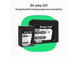 Green Cell ® Gel Batterie AGM 12V 18Ah