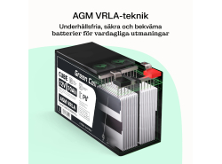 Green Cell ® Gel Batterie AGM 12V 18Ah