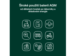 Green Cell® AGM Bateria 6V 12Ah Gel Bateria hermetica sistemas de alarma juguetes eléctricos para niños