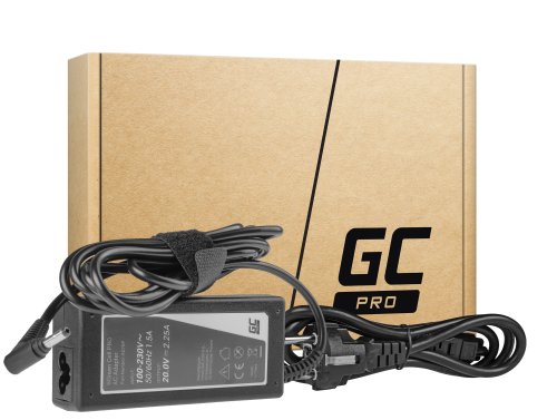 Cargador Green Cell PRO 20V 2.25A 45W para Lenovo IdeaPad 110 110-15 100-15IBY 110-15IBR 320-15ISK 320-15AST - OUTLET