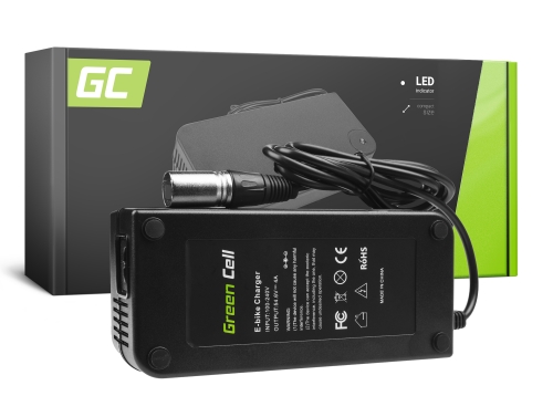 Cargador Green Cell 54.6V 4A (XLR 3 PIN) para Batería de Bicicleta Eléctrica 48V - OUTLET