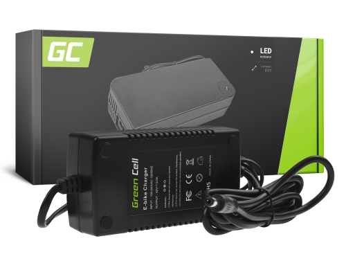 Cargador Green Cell 42V 2A (5.5*2.1mm) para Batería de Bici Eléctrica 36V - OUTLET
