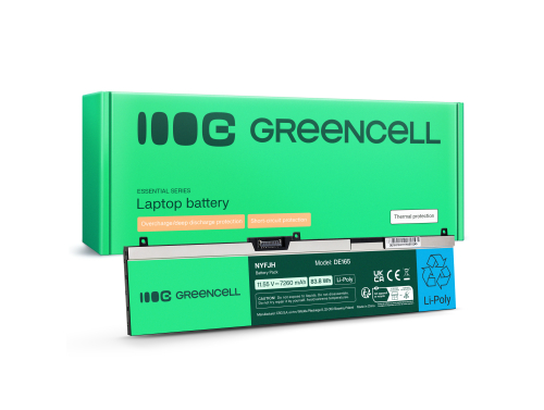 Batería NYFJH-6C 0NYFJH 0RY3F9 0VRX0J para laptops Dell Precision 15 7530 7540 7740