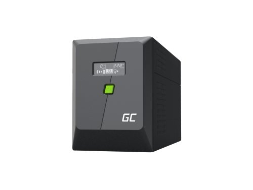 Zasilacz awaryjny UPS Greencell 1500VA 900W PowerProof z wyświetlaczem LCD