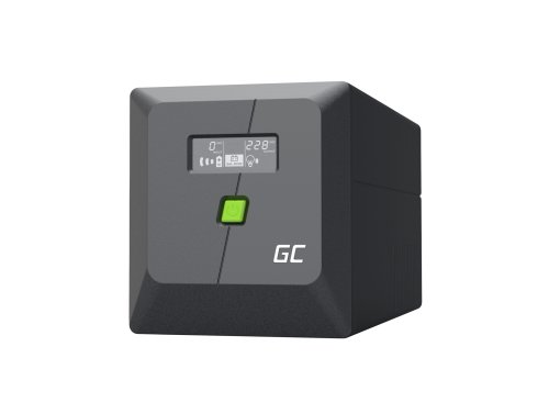SAI UPS Greencell 1000VA 600W PowerProof con pantalla LCD