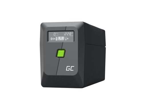 Fuente de alimentación UPS Greencell 850VA 480W PowerProof con pantalla LCD