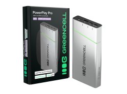 Powerbank Greencell PowerPlay Pro 20800mAh 65W – carga rápida, PD, Ultra Charge, fabricado en Polonia