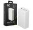 Greencell PowerPlay 30 - powerbank blanco de 30 000mAh, 22,5W, 4 puertos