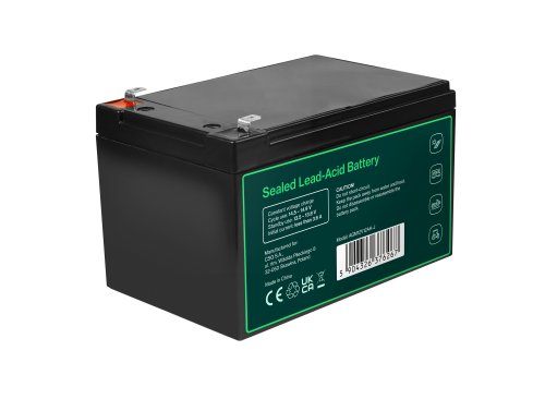 Greencell AGM VRLA 12V 12Ah batería sin mantenimiento para caja, juguete y cámara (152x99x100mm)