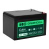 Greencell AGM VRLA 12V 12Ah acumulador sin mantenimiento para cajas registradoras, juguetes, cámaras (151x98.5x95mm)
