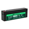 Greencell AGM VRLA 12V 2.5Ah batería sin mantenimiento para caja registradora, juguetes, cámaras (178x36x66mm)