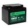 Greencell AGM VRLA 12V 50Ah acumulador sin mantenimiento para fuente UPS, balanza, camper (197x166x170mm)