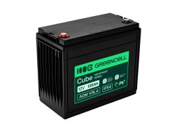 Greencell AGM VRLA 12V 135Ah batería sin mantenimiento para barcos, fotovoltaica, paneles solares (341x173x287mm)