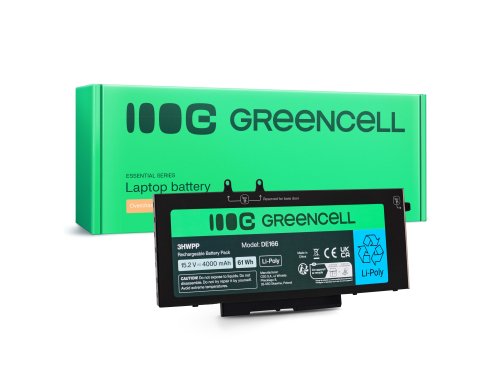 Batería Greencell para Dell 3HWPP Dell Latitude 5400, 5401, 5410, 5411, 5500, 5501, 5510, 5511, 7591