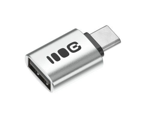 Adaptador OTG Greencell 2.4A USB-C a USB-A datos 480 Mbps 12W aluminio