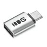 Adaptador OTG Greencell 2.4A USB-C a USB-A datos 480 Mbps 12W aluminio