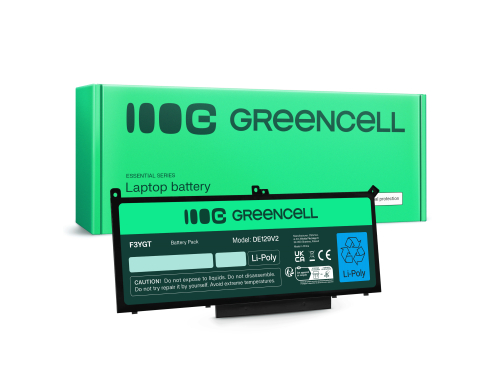 Green Cell Batería F3YGT para Dell Latitude 7280 7290 7380 7390 7480 7490