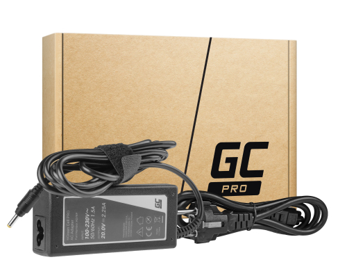 Fuente de alimentación / cargador Green Cell PRO 20V 2.25A 45W para Lenovo IdeaPad 110 110-15 100-15IBY 110-15IBR 320 320-15ISK