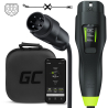 Green Cell GC Habu Portátil Wallbox 11kW 7m Tipo 2 a CEE 16A para Carga de Vehículos Eléctricos 2en1 EV Cargador con GC App