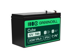 Green Cell® AGM Bateria 12V 7Ah Gel Bateria hermetica UPS reserva de bateria sistemas de UPS USV