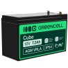 Green Cell® AGM Bateria 12V 7.2Ah Gel Bateria hermetica sistemas de alarma juguetes eléctricos para niños