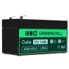 Green Cell® AGM Bateria 12V 1.2Ah Gel Bateria hermetica sistemas de alarma juguetes eléctricos para niños