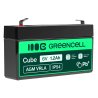 AGM GEL Batterie 6V 1,2Ah Blei Akku Green Cell für Alarmsysteme und Spielzeug