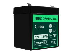Green Cell® AGM Bateria 12V 4.5Ah Gel Bateria hermetica UPS reserva de bateria sistemas de UPS USV