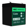 Green Cell® AGM Bateria 12V 4.5Ah Gel Bateria hermetica UPS reserva de bateria sistemas de UPS USV