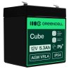 Green Cell® AGM Bateria 12V 5.3Ah Gel Bateria hermetica sistemas de alarma juguetes eléctricos para niños