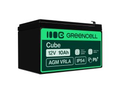 Green Cell® AGM Bateria 12V 10Ah Gel Bateria hermetica UPS reserva de bateria sistemas de UPS USV