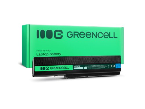 Green Cell Batería A32-K52 para Asus K52 K52D K52F K52J K52JB K52JC K52JE K52N X52 X52F X52N X52J A52 A52F