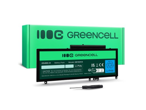 Green Cell Batería G5M10 0WYJC2 para Dell Latitude E5250 E5450 E5550