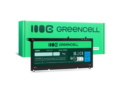 Green Cell Batería 90V7W JD25G para Dell XPS 13 9343 9350