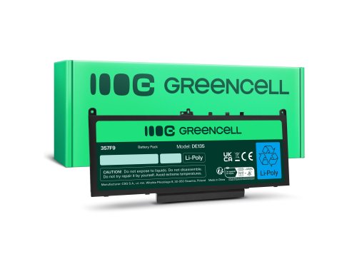 Green Cell Batería J60J5 MC34Y para Dell Latitude E7270 E7470