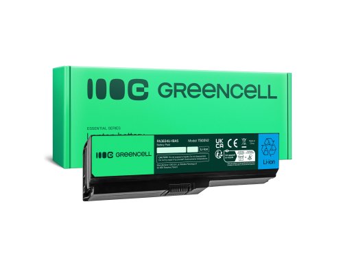 Batería para laptop Toshiba Satellite U400-200 4400 mAh - Green Cell