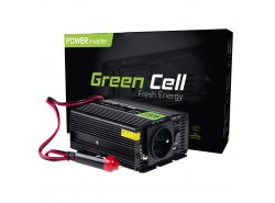 Green Cell® Convertidor de voltaje Inversor 12V a 230V 150W / 300W Inversor de corriente USB