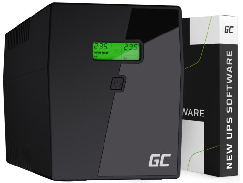 Green Cell SAI 2000VA 1200W Sistema de Alimentación Ininterrumpida con pantalla LCD + Nueva App
